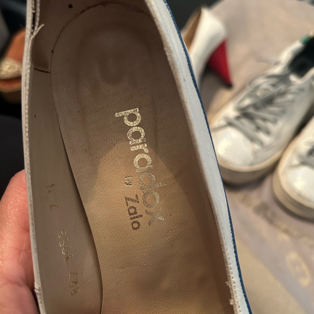 Paradox London White Heels